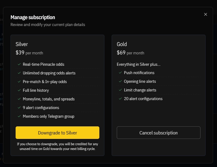 POD subscription plans