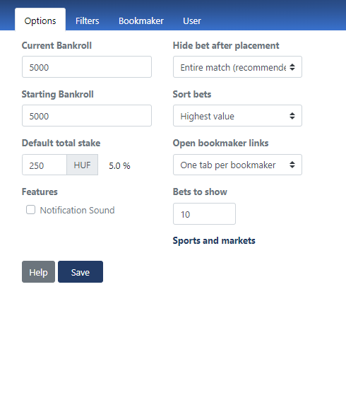 rebelbetting staking manager ui screenshot