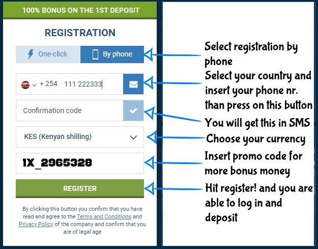1xbet coupon code instructions
