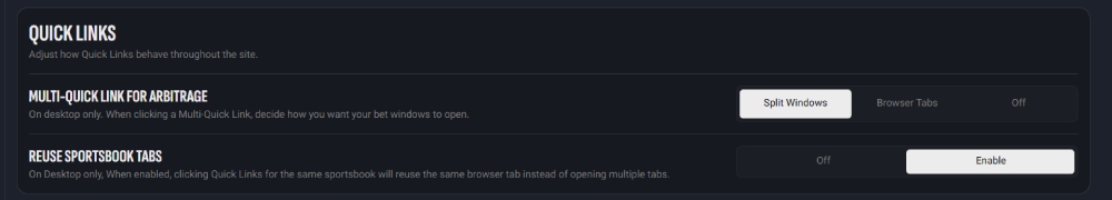 pick the odds redirection tool settings