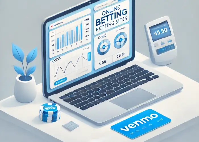 laptop illustrating betting with venmo payments